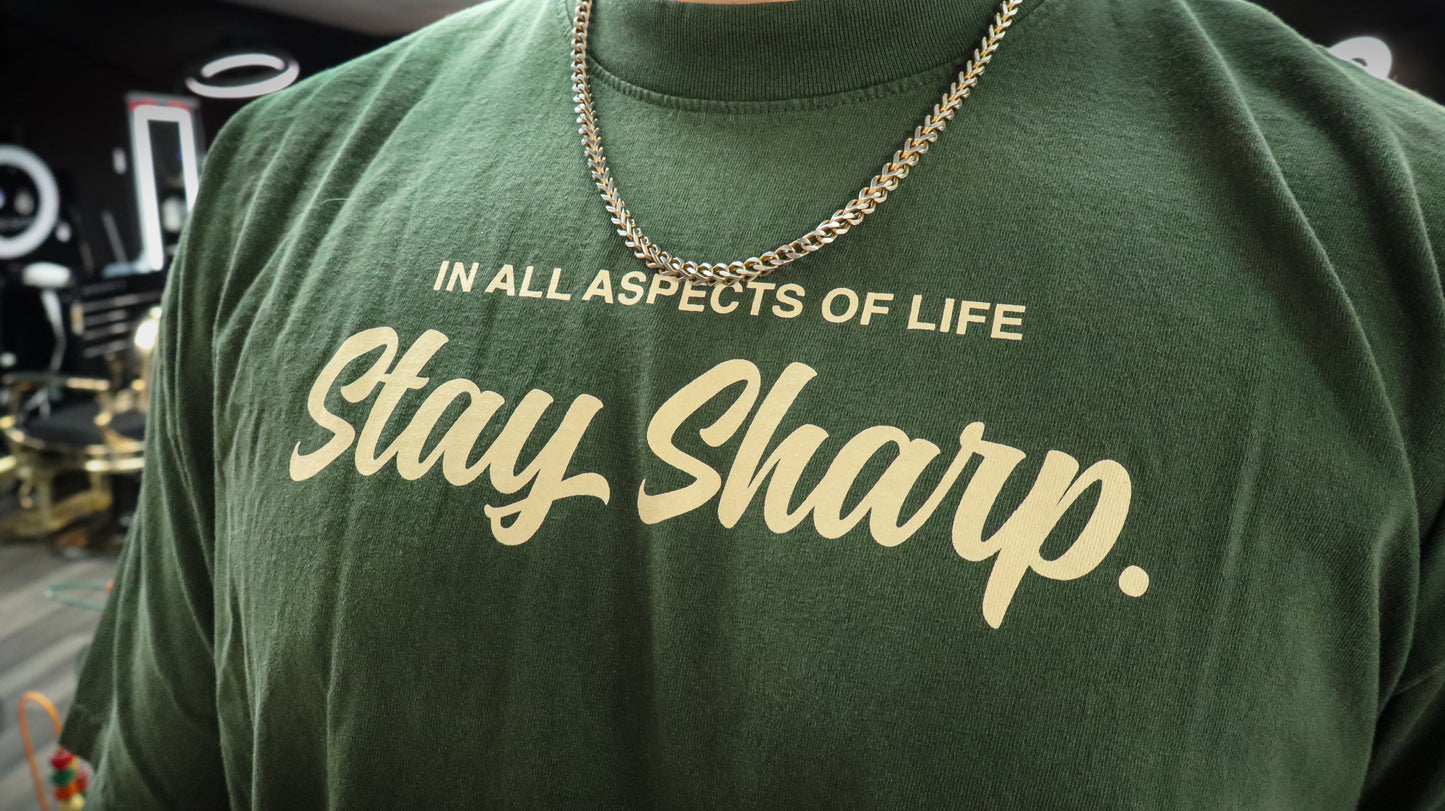 “In all aspects of life” Ivory Green T-Shirt