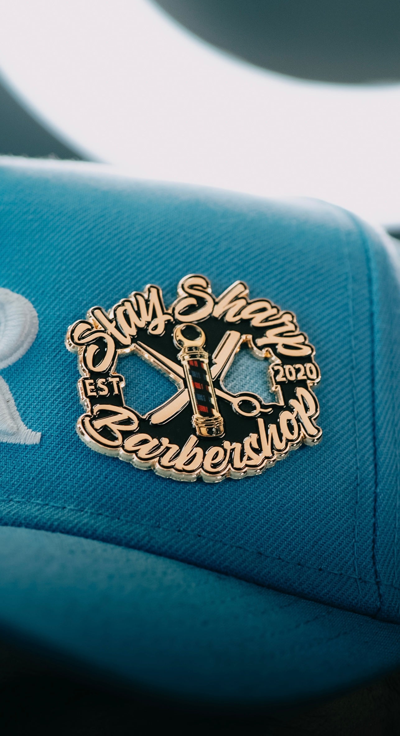 Stay Sharp Barbershop Pin